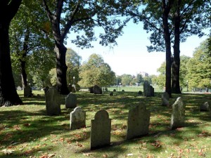 Central Burying Ground on Boston Common