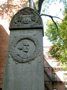 John Hancock Memorial Stone