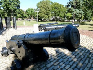 British Cannon on Cambridge Common