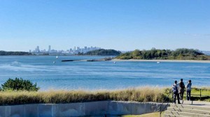 View from Georges Island Artillery Observation Tower