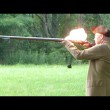 Muskete Firing Demo bei Minuteman National Historical Park